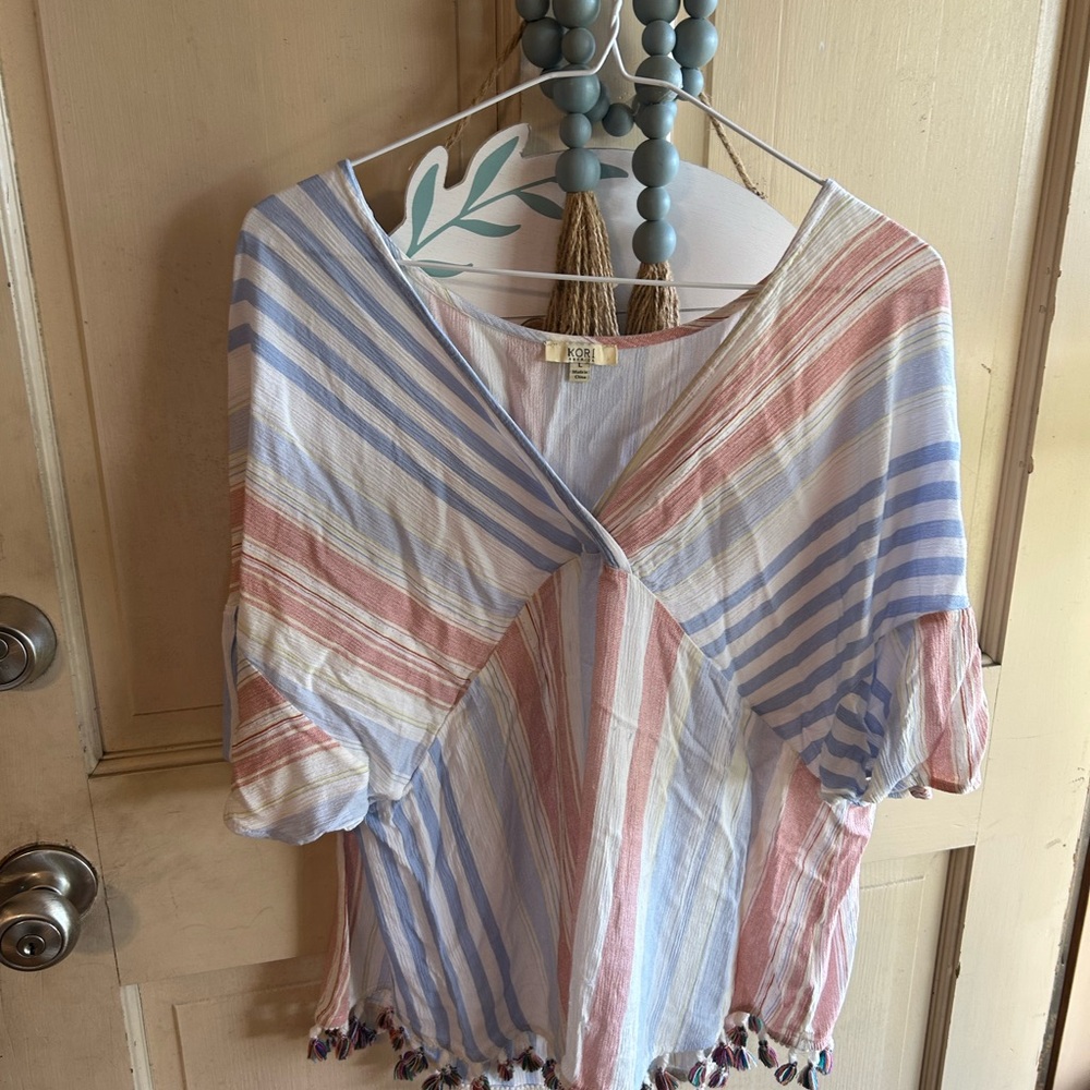 Striped Multicolor Women's Top